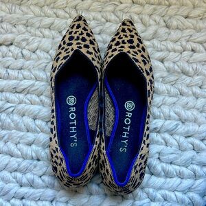 Rothy’s leopard size 8 shoe